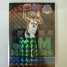 2023-24 Panini Mosaic - Jam Masters Joel Embiid #20 Green Mosaic Prizm