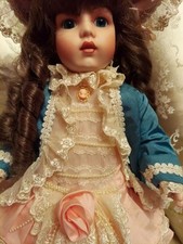 Franklin Mint Maryse Nicole Porcelain Bebe Bru Doll 15