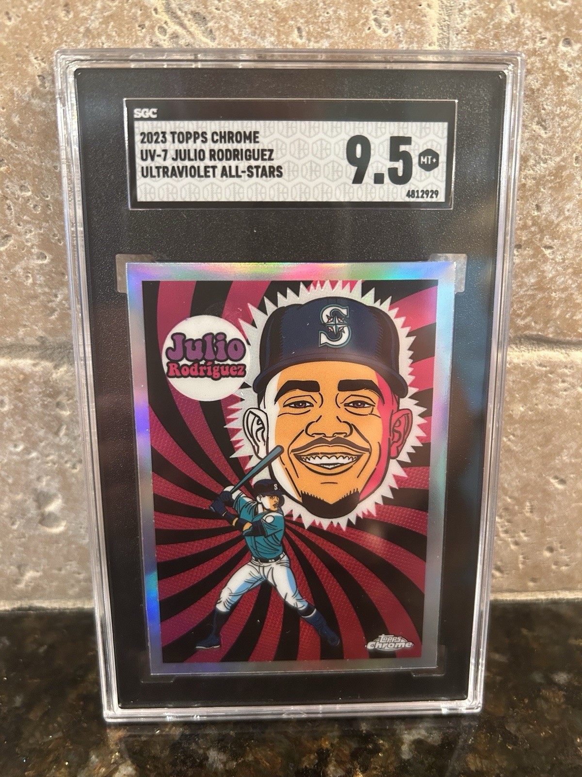 2023 Topps Chrome - Ultraviolet All-Stars Julio Rodriguez #UV-7