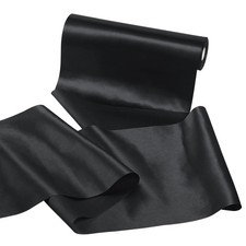 Wide Black Satin Ribbon 12 Inch x 25 Yards Grand Opening Ceremony Sash
