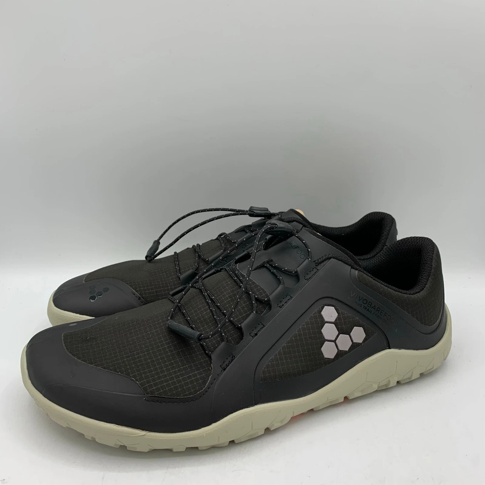 VivoBarefoot Primus Trail II All-Weather FG Shoes Mens Size 8 Black Sneakers