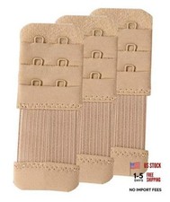 Women's Bra Extenders 2 Hook/3 Hook/4 Hook/5 2 Hook 1/2 Inch, Skin Color