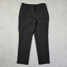 Chicos Pants Women 0 Regular 30x26 Black Slimming Crop Mid Rise Stretch Comfort