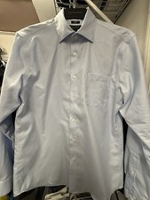 Pronto Uomo Men s Dress Shirt Size 16 34/35 Slim