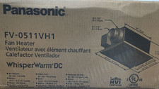 Panasonic Fv-0511vh1 Whisperwarm Dc Exhaust Fan W Heater - White Panasonic Fv-0511vh1 Whisperwarm Dc Exhaust Fan W Heater - White