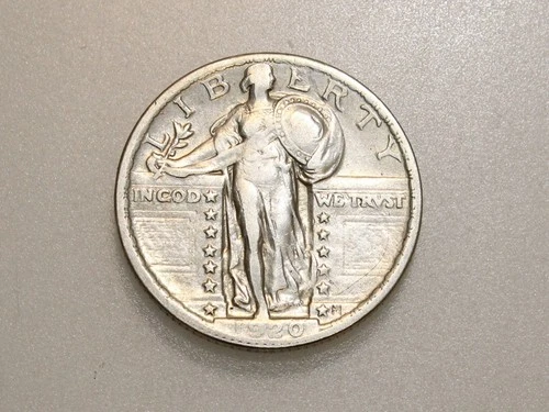 1920 25C STANDING LIBERTY SILVER QUARTER