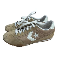 Converse Quick Start Ox Tan White Suede Retro Sneakers Women’s 8.5 Men’s 6.5