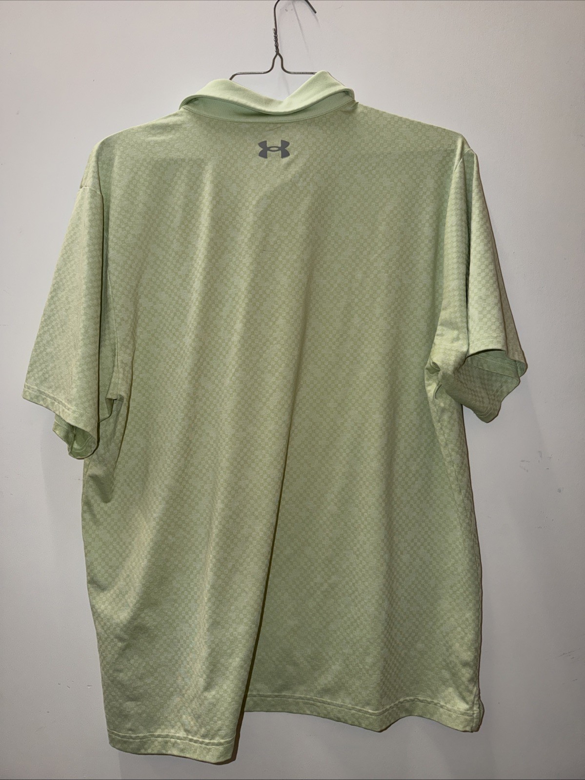Under Armour Heatgear Polo Mens XL Loose Fit Light Green Short Sleeve thumbnail 4