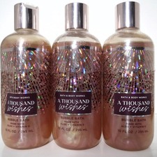 Bath Body Works Lot of 3 A THOUSAND WISHES Luxury Bubble Bath 10 oz NEW