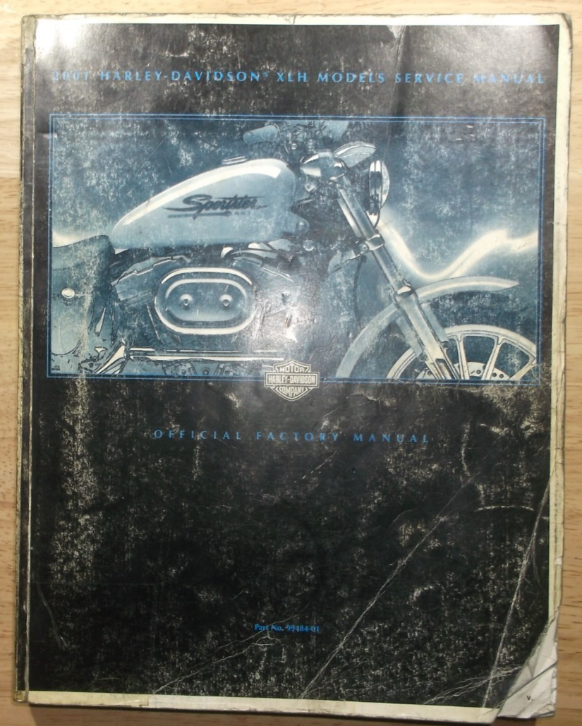 ハーレーダビッドソンXLHスポーツスターシリーズ　サービスマニュアル2001 2001 HARLEY DAVIDSON XLH SPORTSTER 883 SERVICE SHOP REPAIR MANUAL