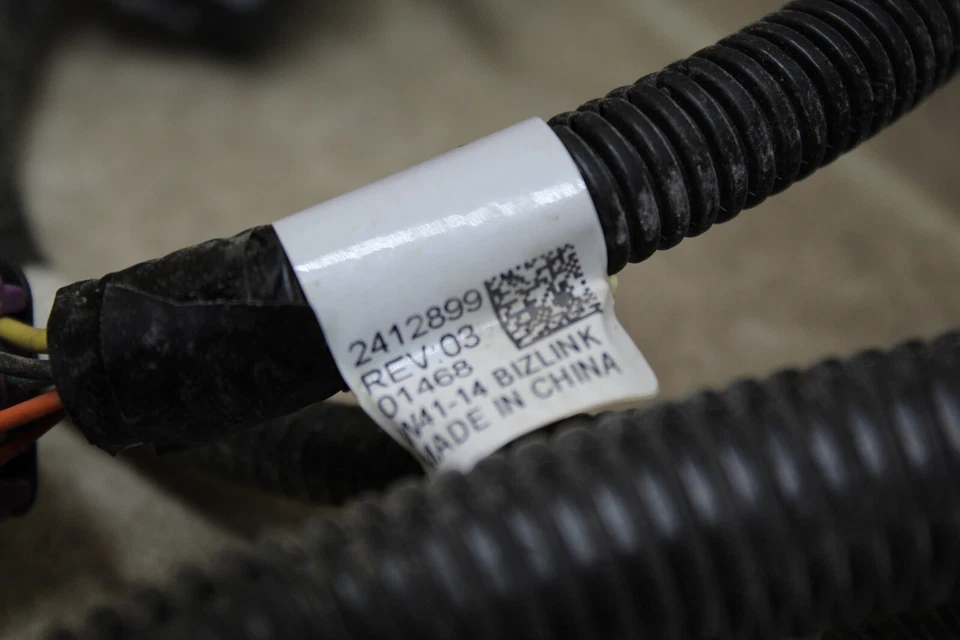 2015 POLARIS SPORTSMAN ACE 570 EPS MAIN ENGINE WIRING HARNESS MOTOR WIRE LOOM241 - Image 3 of 4