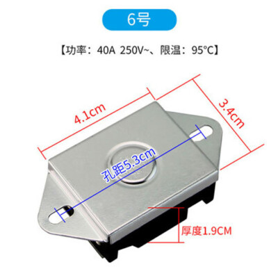 1 Pc Fits No.6 Temperature Limiter Parts Anti-dry Temperature Control Protector