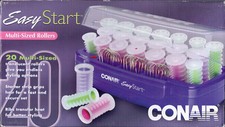 Conair Easy Start 20 Hot Rollers Curlers Pageant Cheer Dance Purple 400W HS15R