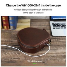Sony WH1000XM4 Headphone Case Leather Handmade Protective Storage Case