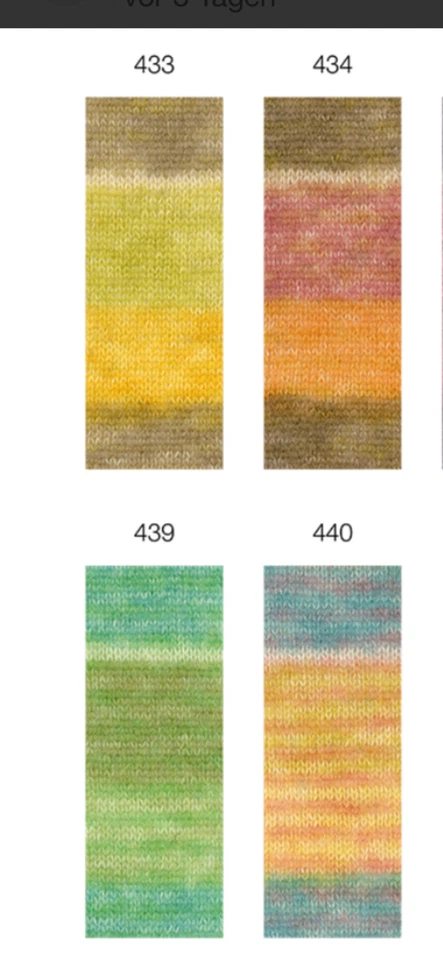 Lana Grossa SILKHAIR Print, Mohair/Seide, 25g ca. 210m, versch.Farben - Bild 2 von 3