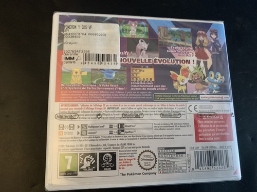 POKEMON Y nintendo 3DS neuf sous blister VERSION pal FR new sealed RARE - Foto 9 di 13
