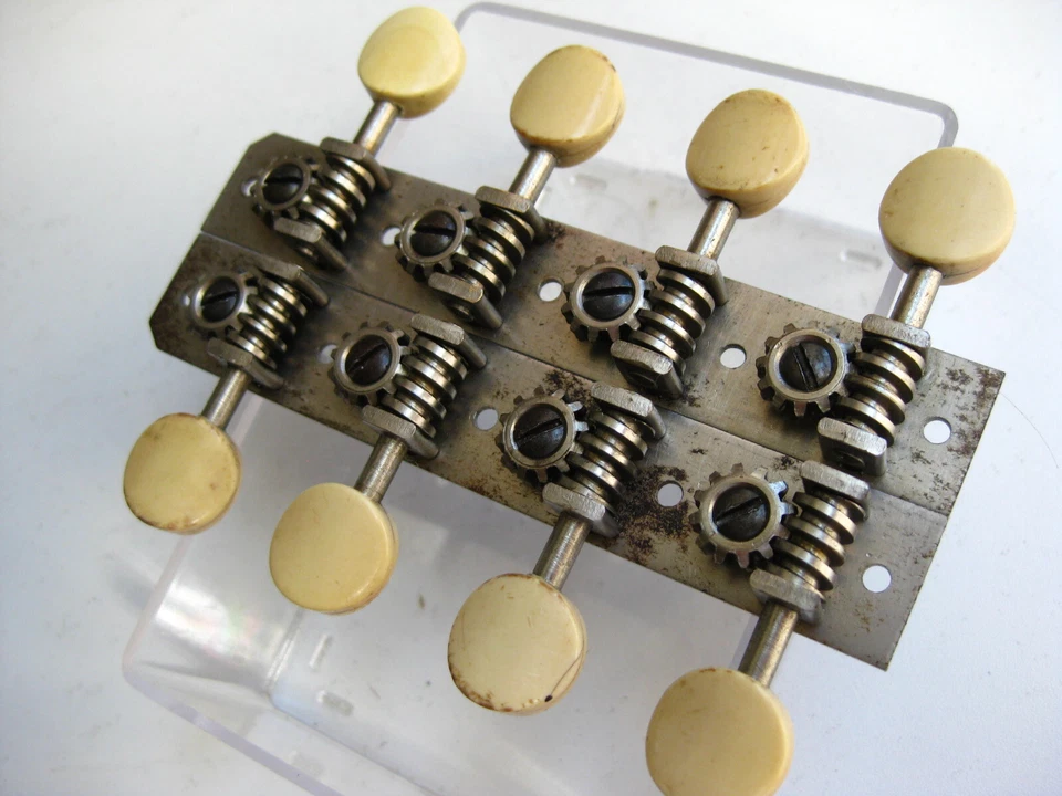 Vintage 1910's Martin Mandolin Waverly Tuners Set for Project Upgrade - Image 4 of 4