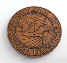 MEDAILLE BRONZE GROUPE DES POPULAIRES D'ASSURANCES REF73492