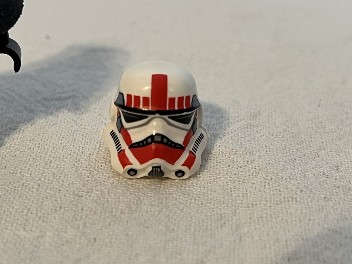 Authentic Lego Star Wars Red Imperial Shock Trooper With Weapon
