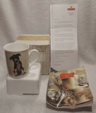 ROYAL MAIL CERAMICS limitowana edycja porcelana kubek kości 1990 znaczki RSPCA szczeniak fabrycznie nowy w pudełku