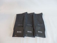 New 3 Pairs HUGO BOSS Grey Color Dress.classic Socks US Size 7-9
