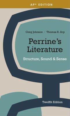 #ad #ad Perrine#x27;s Literature: Structure Sound amp; Sense; A hardcover 9781285462349 Arp $7.04