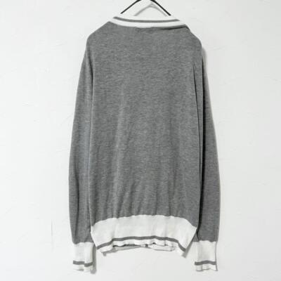 VIVIENNE WESTWOOD Men's Button Closure Knit Cardigan Gray Size M