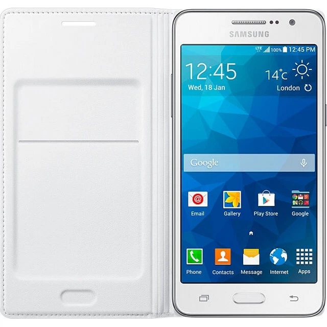 Samsung Protective Folio Case Cover for Samsung Galaxy Grand Prime White - Изображение 3 из 4
