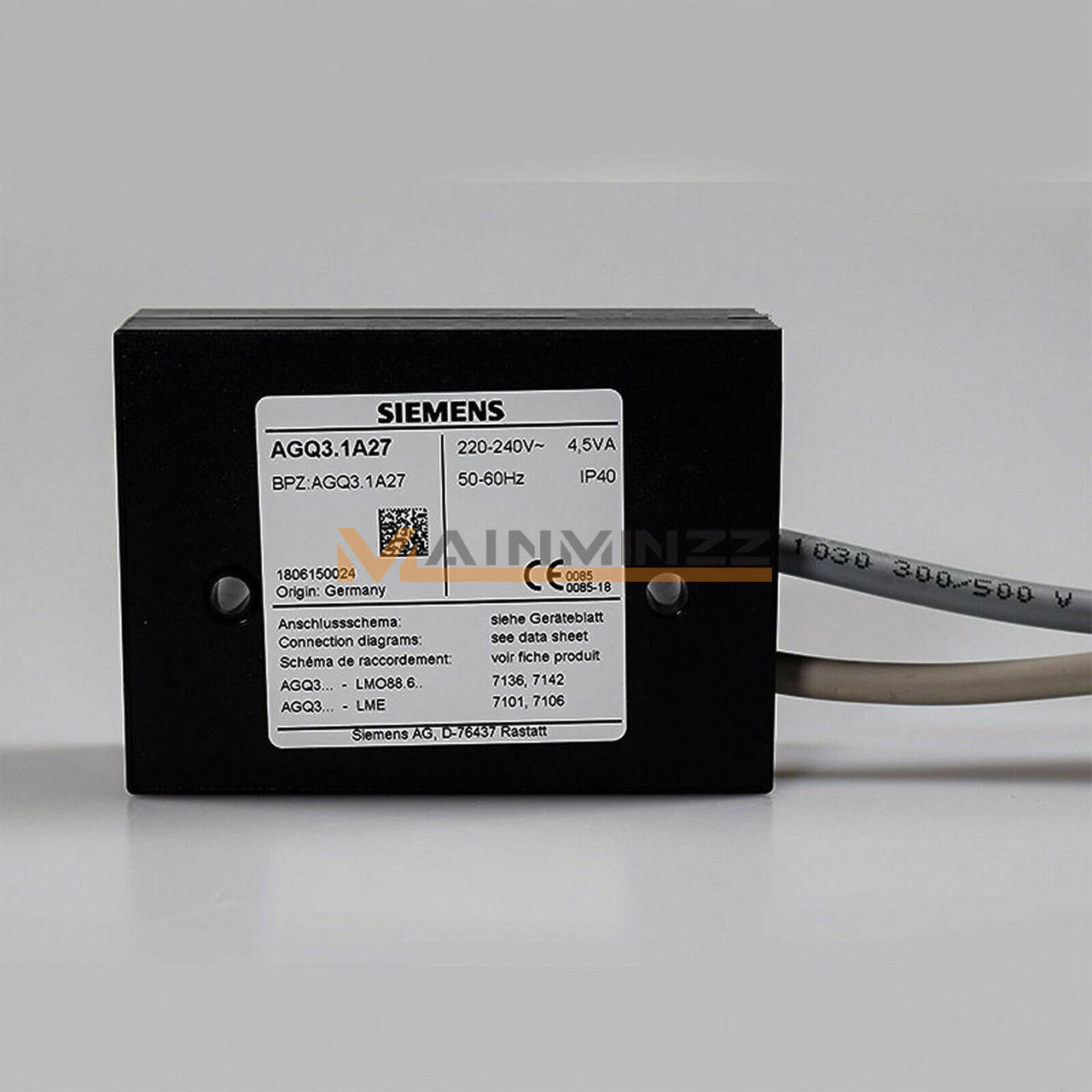 1PCS NEW Siemens AGQ3.1A27 control box For oil burner controller-image