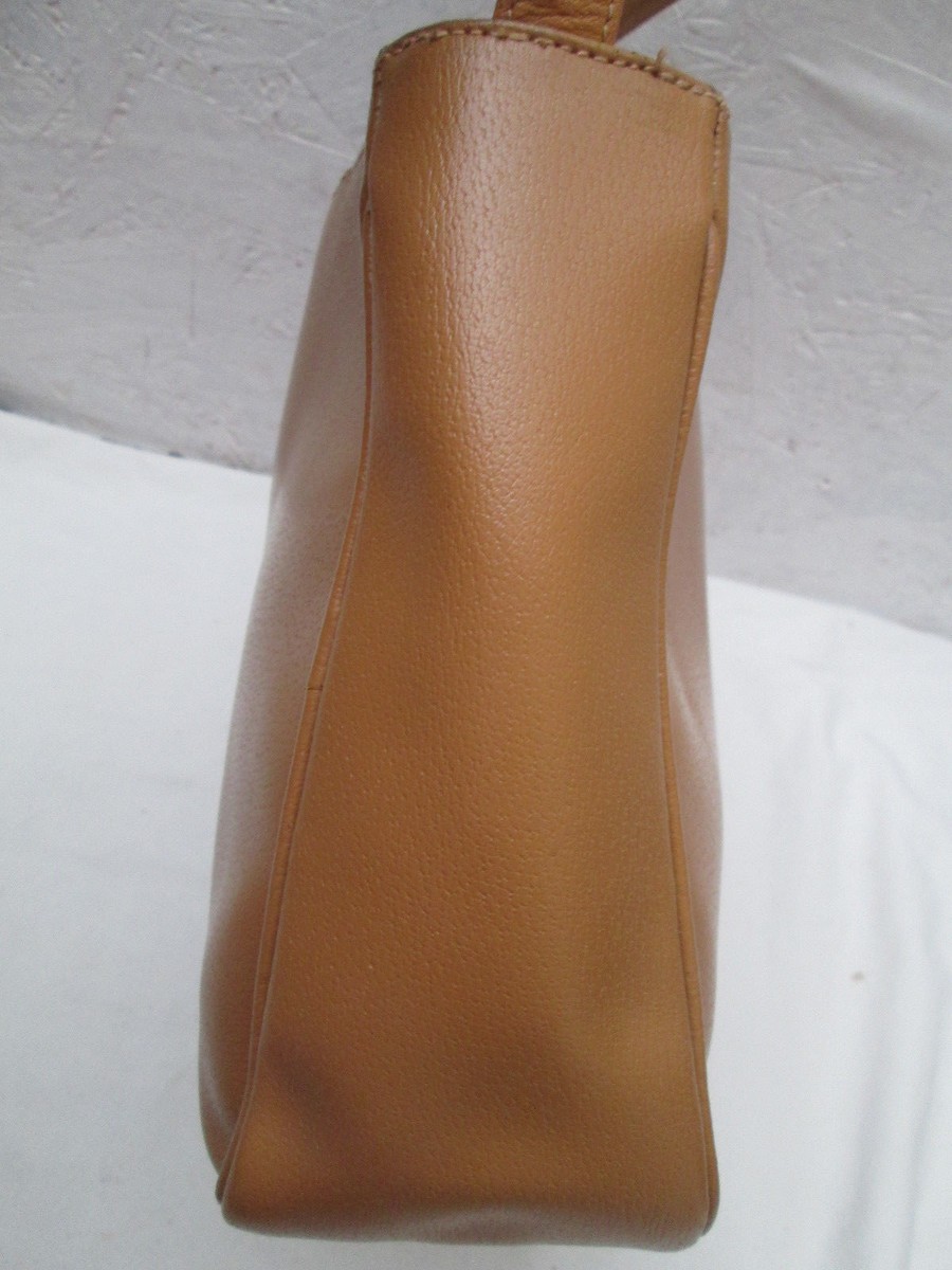 Sac à Main Vintage FURLA En Cuir Camel Effet Crocodile - Authentique, Fait En Italie, Style épaule Ou Main