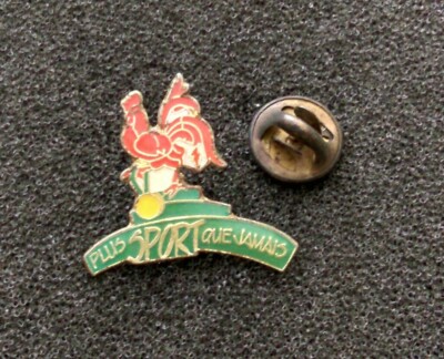 Pin's Sportlicher denn je Roter Hahn Medaille Podium - Pin Pins Badge