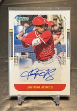 Jahmai Jones 2021 Donruss Retro 1987 Signatures Auto Angels Autograph 87S-JJ