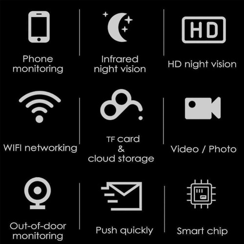 1080P 2.4G/5G WiFi Video Intercom Doorbell Camera PIR IR Night Vision Cam Black - Picture 5 of 13
