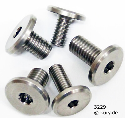Flachkopfschrauben Edelstahl M 4 -M 8 passend zu Hülsenmuttern Flachkopf Top
