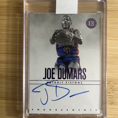 Joe Dumars 2019 Encased Endorsements Auto /15
