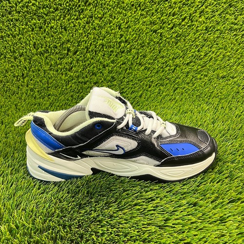 Nike M2K Tekno Mens Size 9.5 Black Blue Athletic Running Shoes Sneakers - Picture 4 of 9