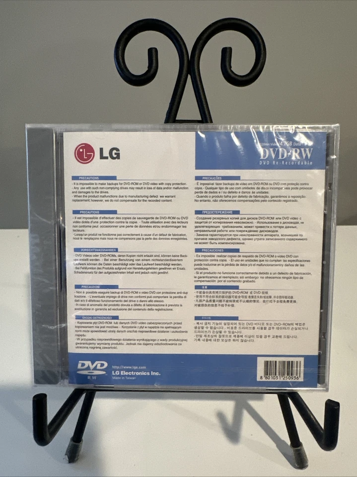 LG DVD-RW Blank Media New - Image 2 of 2