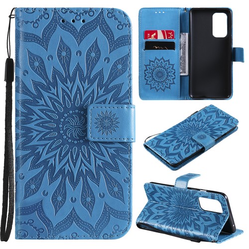 For OnePlus Nord N100 N200 9 8T Flower Pattern PU Leather Flip Wallet Case Cover - Picture 16 of 20