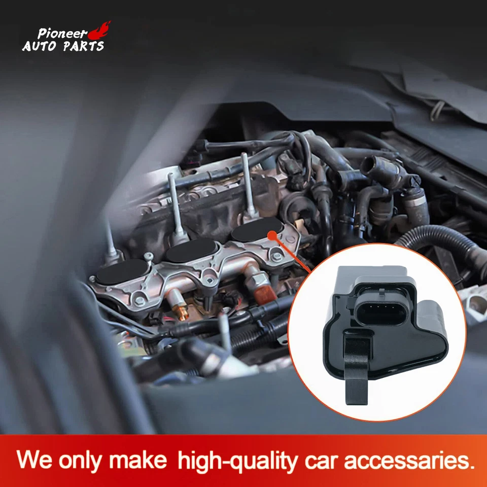 8X Ignition Coil+Spark Plug+Wires for Chevy GMC Yukon 4.8L 5.3L 6.0L 8.1L UF271 Foto 2 de 4