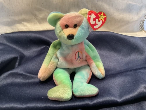 Ty Beanie Babies ~ Peace ~ Retired ~ Mint  ~ Errors ~ 1996 ~ Vintage