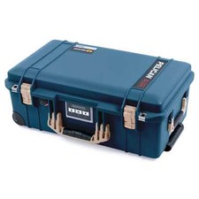 Pelican x ColorCase 1535 Air - Deep Pacific with Desert Tan Latches