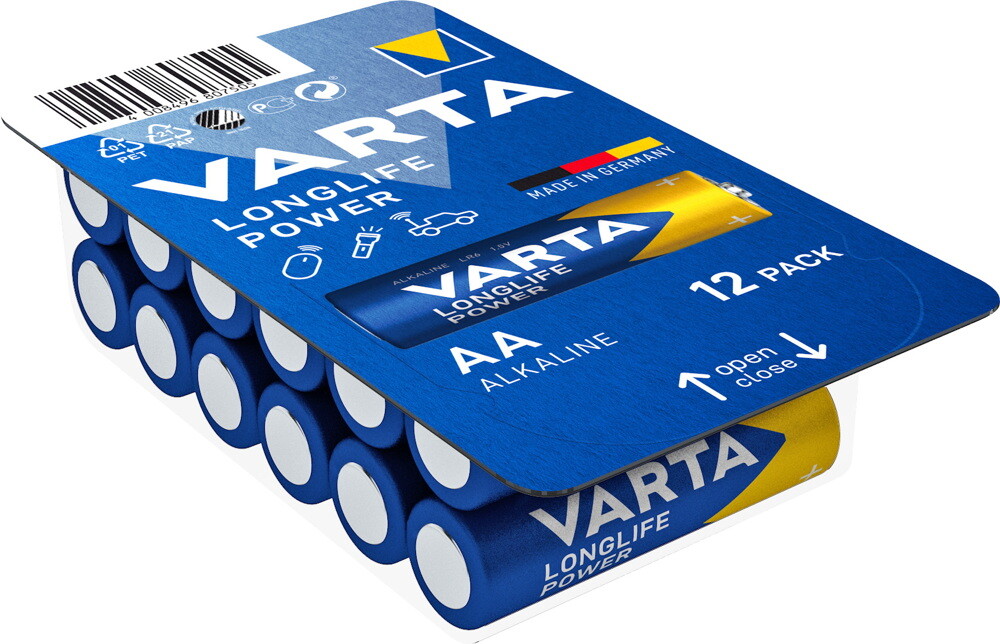 Thumbnail - 12 Varta 4906 Longlife Power Aa / Mignon Alkaline Batterien In 12er