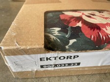 NEW IKEA EKTORP Footstool Ottoman Cover Slipcover - Lingbo Multicolor / Floral