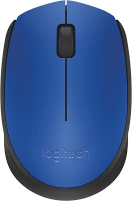 Logitech M171 Kabellose Maus 2.4 GHz USB-Empfänger 3 Tasten Optisch PC Mac Blau