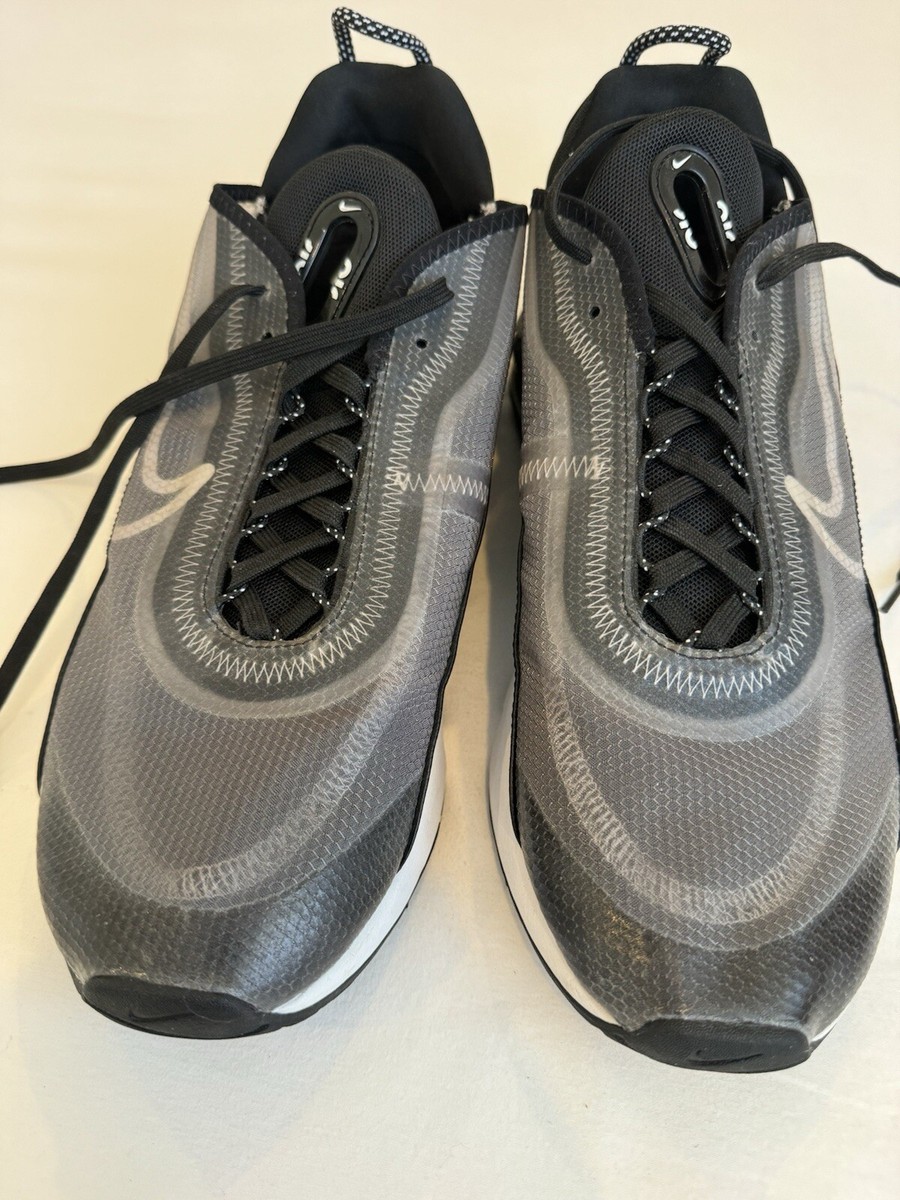 Nike Air Max 2090 Shoes Women's Size 12 Black White Wolf Gray