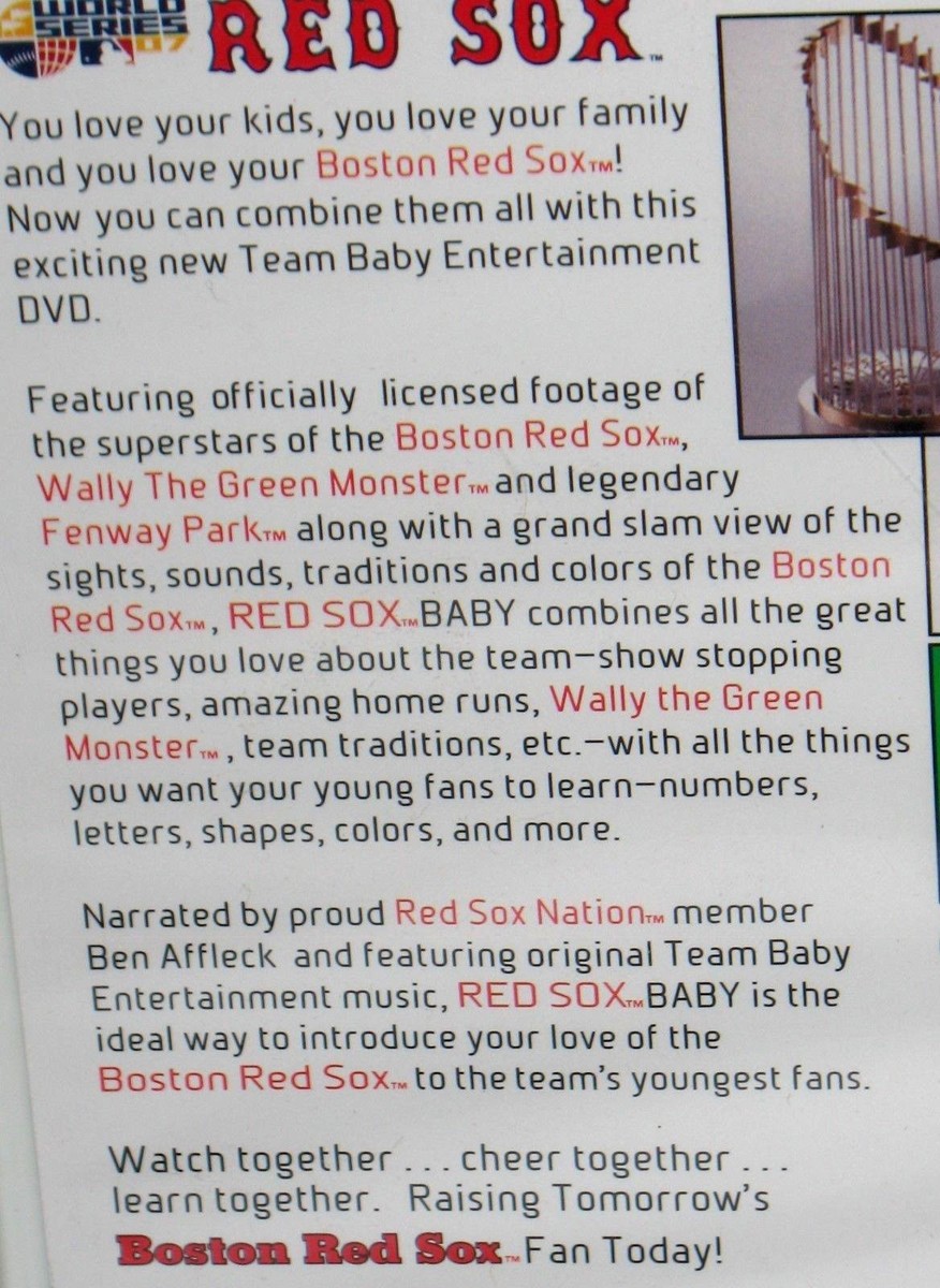 その他 Team Baby: Red Sox Baby [DVD] Team Baby Red Sox Baseball Baby DVD, New 2007 Series Footage