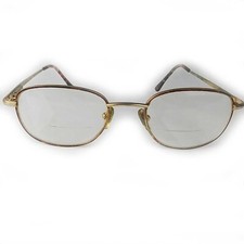 Vintage Guess VG-132 Wire Rim Eyeglass Frames Gold 50-22-130