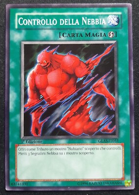 NEBELKONTROLLE 1^ Ausgabe in Italienisch (EXC) GLAS-IT051 Gemeinde YUGIOH