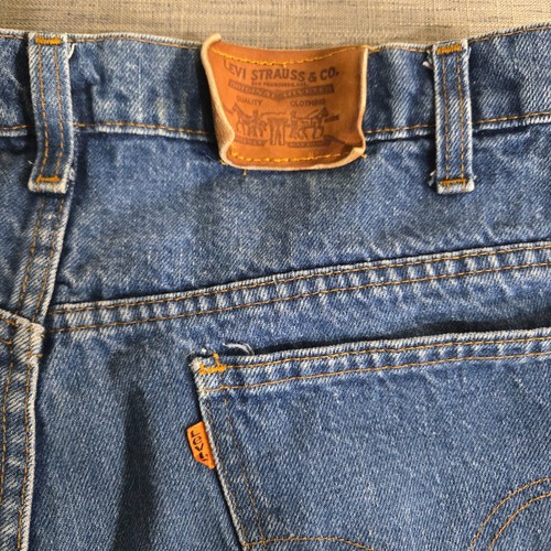Vintage Levis 40509-0215 Orange Tab jorts cuf off shorts mens 36 - Picture 6 of 12
