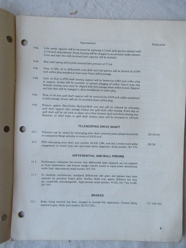Manual de mejoras de fabricación de diseño de tractor Field Boss blanco 4-150 4-180 - Imagen 5 de 8